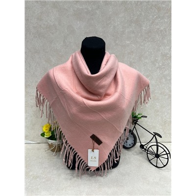 Платок  из кашемира и шерсти, цвет розовый