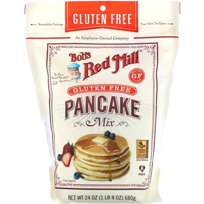 Bob's Red Mill, Смесь для блинчиков, безглютеновая, 680 г (24 унции)