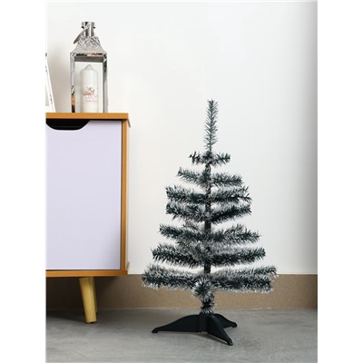 Искусственная ёлка с инеем «Зимнее волшебство. Радуга», 60 см, 60 ПВХ веток отгибаются