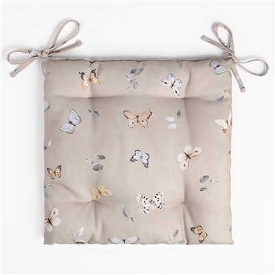 Подушка Этель Butterflies 42×42 см, 100% хл, рогожка 186 г/м²