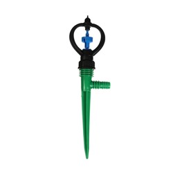 Распылитель, круговой, 29 см, под шланги 1/2", 3/4", с пикой, пластик, Greengo