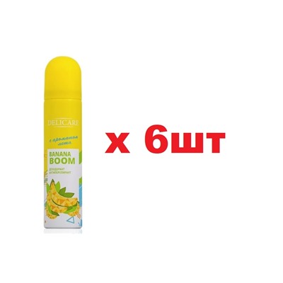 Delicare Дезодорант 75мл Banana Boom жен 6шт