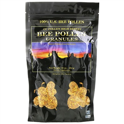 C.C. Pollen, Bee Pollen Granules, 16 oz (454 g)
