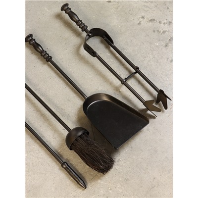 Каминный набор, 42 см, сталь