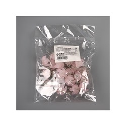 Гирлянда «Нить» 2 м роса с насадками «Цветы», IP20, нить серебристая, 20 LED, 4.6 В, батарейки AG13×3 (в комплекте), 3 режима, свечение тёплое белое