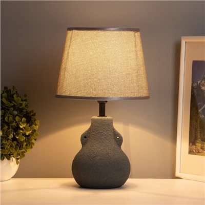 Лампа настольная «Каламбур» 1×40 Вт Е14 темно-серый 20×20×32 см