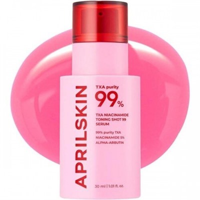 APRILSKIN Осветляющая сыворотка с транексамовой кислотой и спикулами TXA Niacinamide Toning Shot 99 Serum