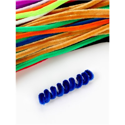 Синельная проволока, набор 200 шт, размер 1 шт 30х0,8 см, 20 цветов