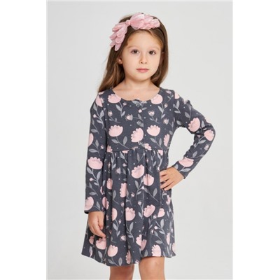 Платье Пуговка (Серый)