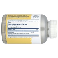 Solaray, биофлавоноиды с витамином C, в соотношении 1:1, 250 растительных капсул