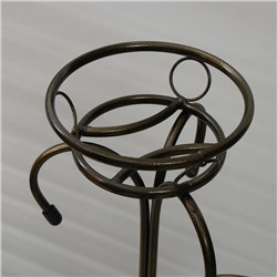 Подставка для цветов, напольная, на 4 горшка, d=13 см, бронзовая, «Маркиз»