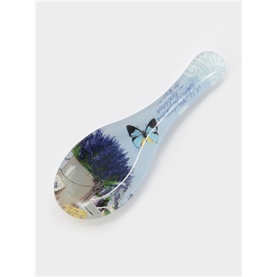 Подставка под ложку Доляна «Лаванда», 23.5×8.3 см, стекло