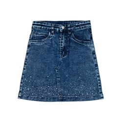 Юбка текстильная джинсовая для девочек