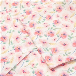 Рубашка для девочки KAFTAN «Цветы», размер 34 (122-128 см), розовая