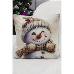 Наволочка декоративная новогодняя 2 шт 3D эффект велюр НАТАЛИ, 1221262