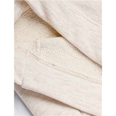 Прямые брюки из петельчатого футера-трехнитки