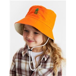 Панама детская KAFTAN «Ананас», размер 54, оранжевая