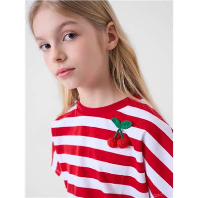 Джемпер трикотажный для девочек (футболка)