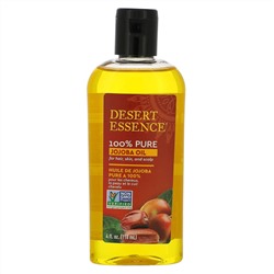 Desert Essence, на 100% чистое масло жожоба, 118 мл (4 жидк. унции)