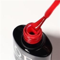 Гель лак для ногтей, люминесцентный, трехфазный, 8 мл, LED/UV, красный (46)