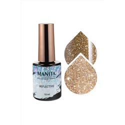 Manita Professional Гель-лак для ногтей светоотражающий / Reflective №02, 10 мл KRISTALLER, 1109838