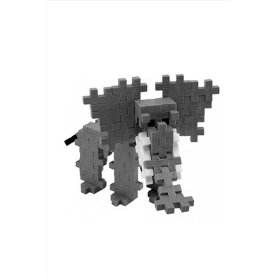 Игрушка Plus Plus Разноцветный конструктор для создания 3D моделей, серый Игрушки разных брендов, 267870