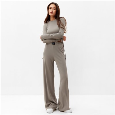 Костюм женский (брюки, джемпер) MIST, размер 42, серый