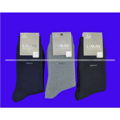 6 ПАР - LIMAX носки мужские внутри махра