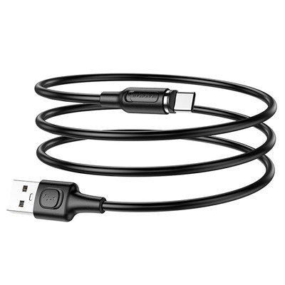 Кабель USB - Type-C Borofone BX41 Amiable магнитный 12W 100см 2,4A  (black)
