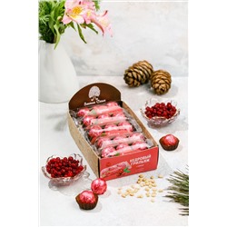 Кедровый грильяж с Клюквой / шоу-бокс / 400 г / 10 флоу-паков / ТМ Сибирский кедр