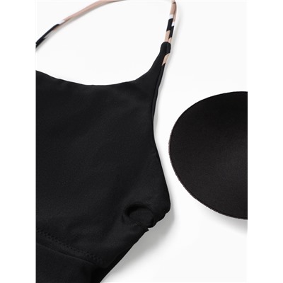 Купальник женский слитный с вырезом на животе MIST, размер XS