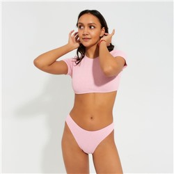 Купальник раздельный MINAKU с топом цвет розовый, размер 46