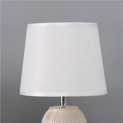 Лампа настольная «Калейдоскоп» 1×40 Вт Е14 белый 20×20×34 см