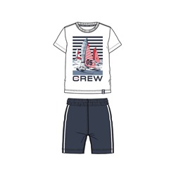 Комплект трикотажный для мальчиков: фуфайка (футболка), шорты