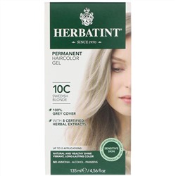 Herbatint, Перманентная гель-краска для волос, 10С, шведский блонд, 135 мл
