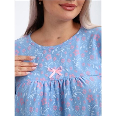 Сорочка "Мариам" (Голубой)