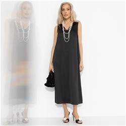 Платье атласное, Стройность в комплекте