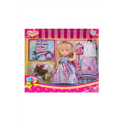 Игровой набор "Paula. Модница", цветное платье Игрушки разных брендов, 267912