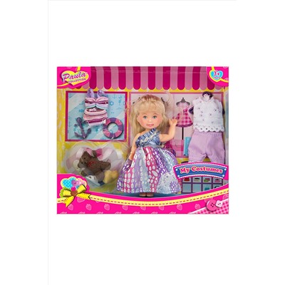 Игровой набор "Paula. Модница", цветное платье Игрушки разных брендов, 267912