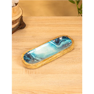 Подставка под благовония «Лазурь», 28×10×3 см, манговое дерево