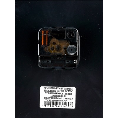 Часы настенные классические «Пицца», серия: Кухня, бесшумные, плавный ход, d=30.5 см, от батарейки 1×АА