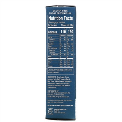 King Arthur Flour, Безглютеновая смесь для приготовления брауни, 17 унций (482 г)
