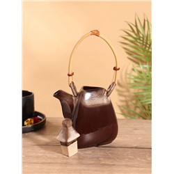 Чайник заварочный «Флоренс», керамика, коричневый