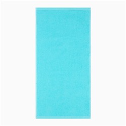 Полотенце махровое «Экономь и Я», 100×150 см, хлопок 100%, 350 г/м², голубое
