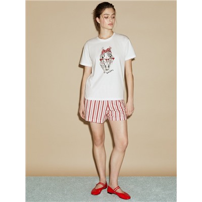 Omsa Пижама OmD 0235D CAVALLINO Пижама жен. (Футболка + шорты), СО