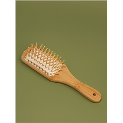 Расчёска массажная BAMBOO, бамбуковая, 22.5×6.5 см, цвет «светлое дерево»