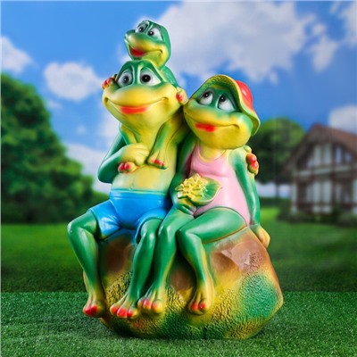 Садовая фигура из гипса «Семья лягушек», 59×31×40 см