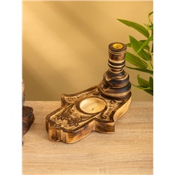 Подставка под благовония «Рука Фатимы», 22 см, дерево