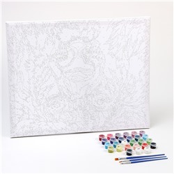 Картина по номерам на холсте с подрамником «Лев», 40×50 см