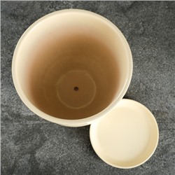 Горшок для цветов «Туман», 5 л, d=21 см, h=20 см, керамический, с поддоном